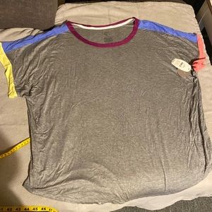 Color Block Tee NWT